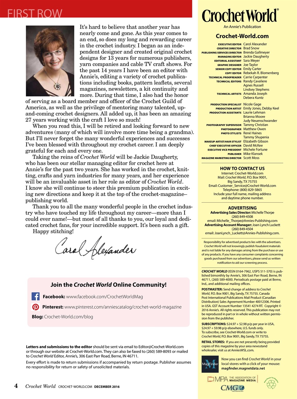 Crochet World Preview Pages
