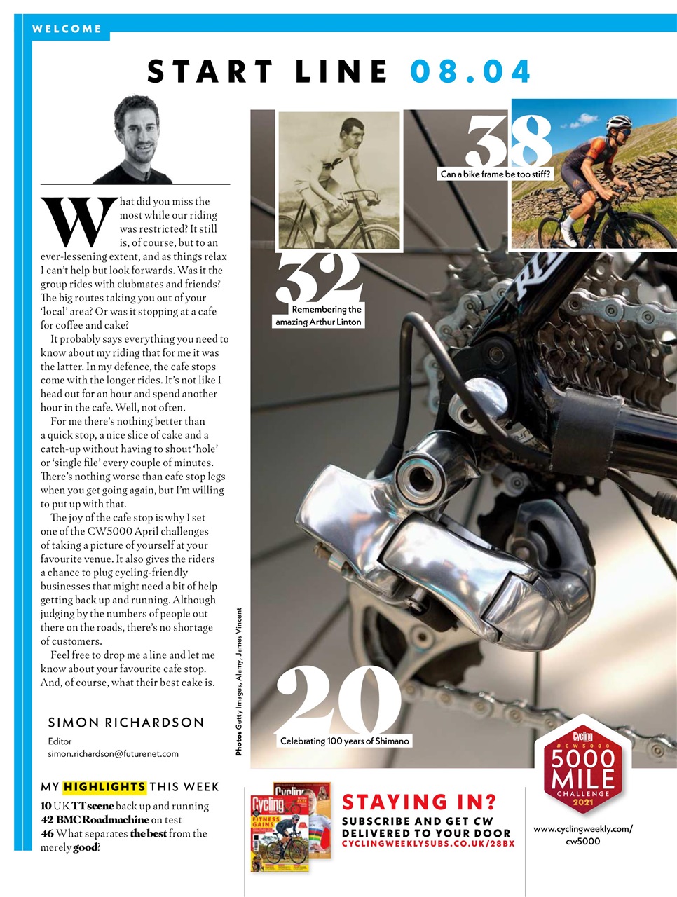 Cycling Weekly Preview Pages