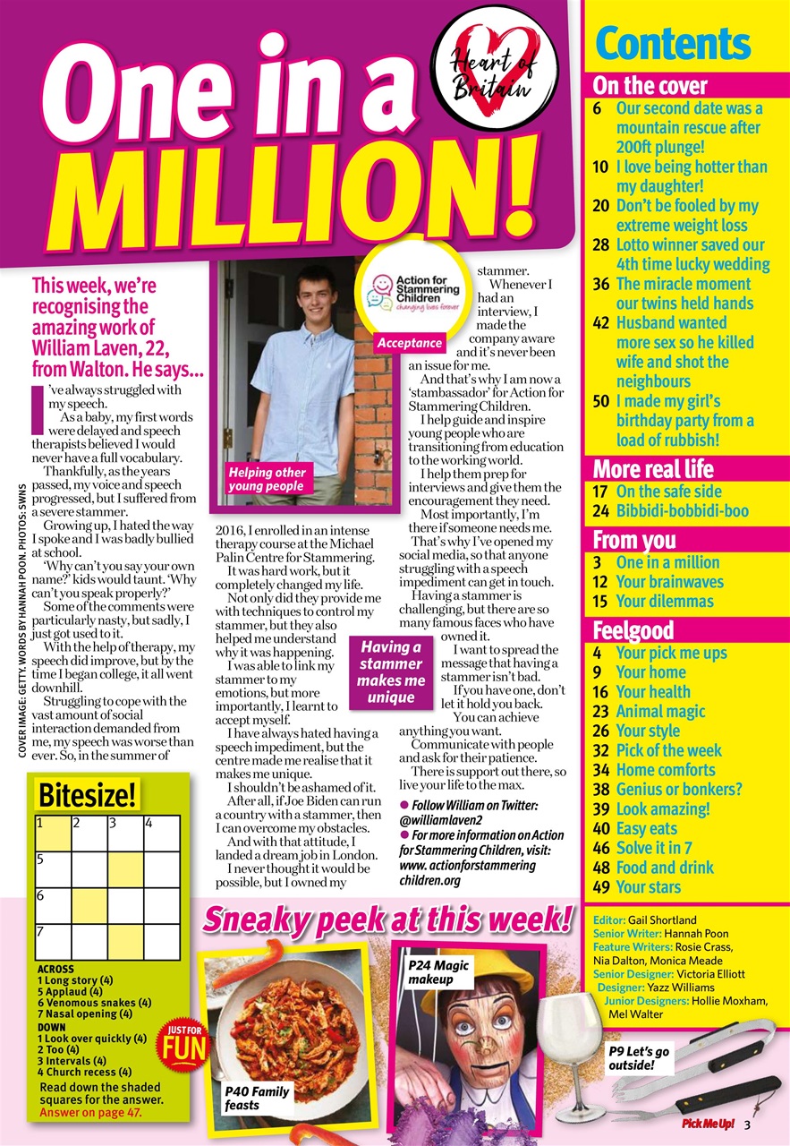 Pick Me Up Preview Pages