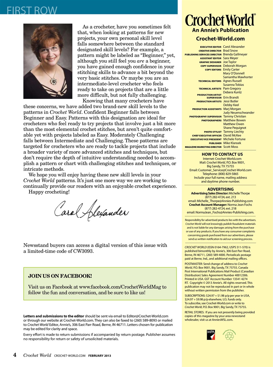 Crochet World Preview Pages