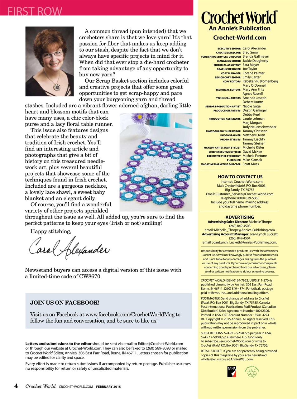 Crochet World Preview Pages