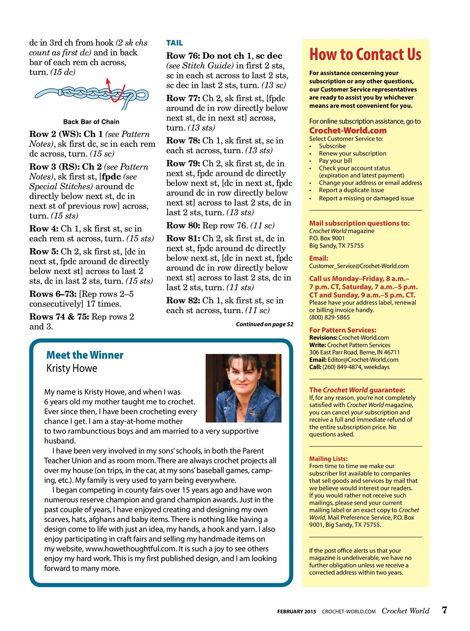 Crochet World Preview Pages