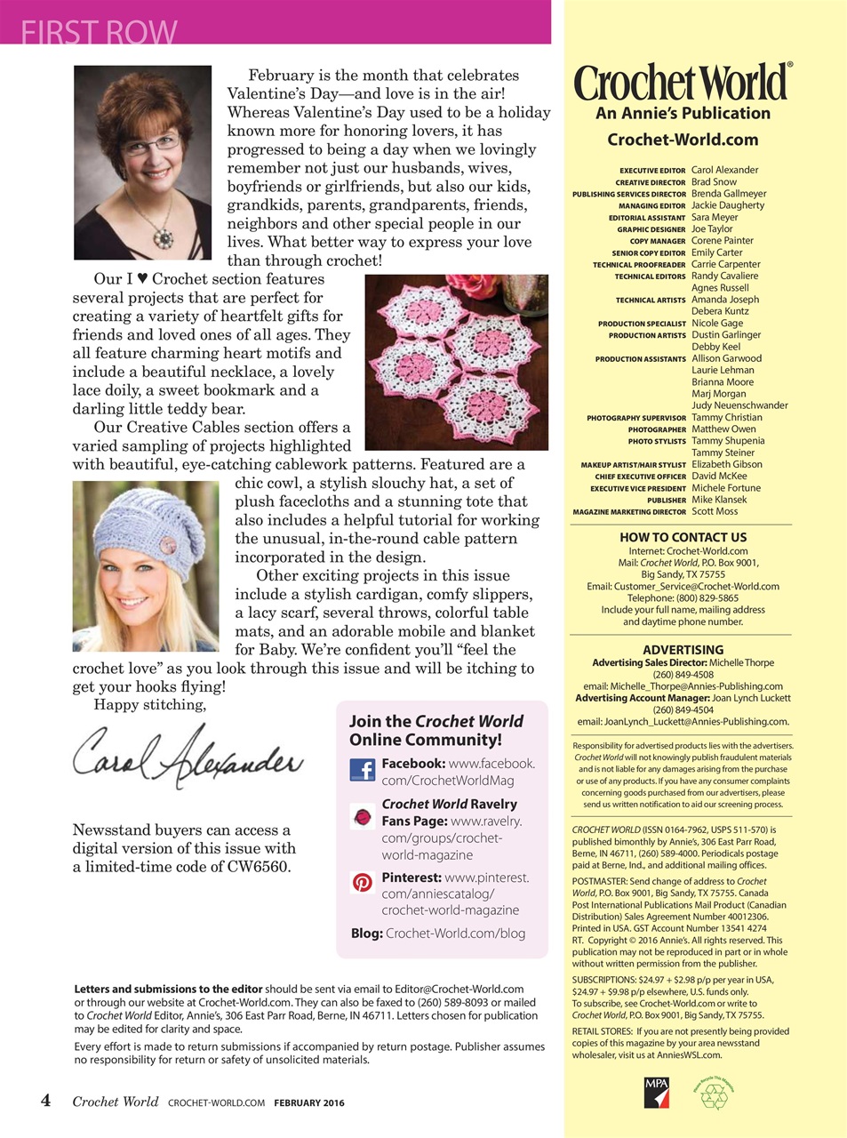 Crochet World Preview Pages