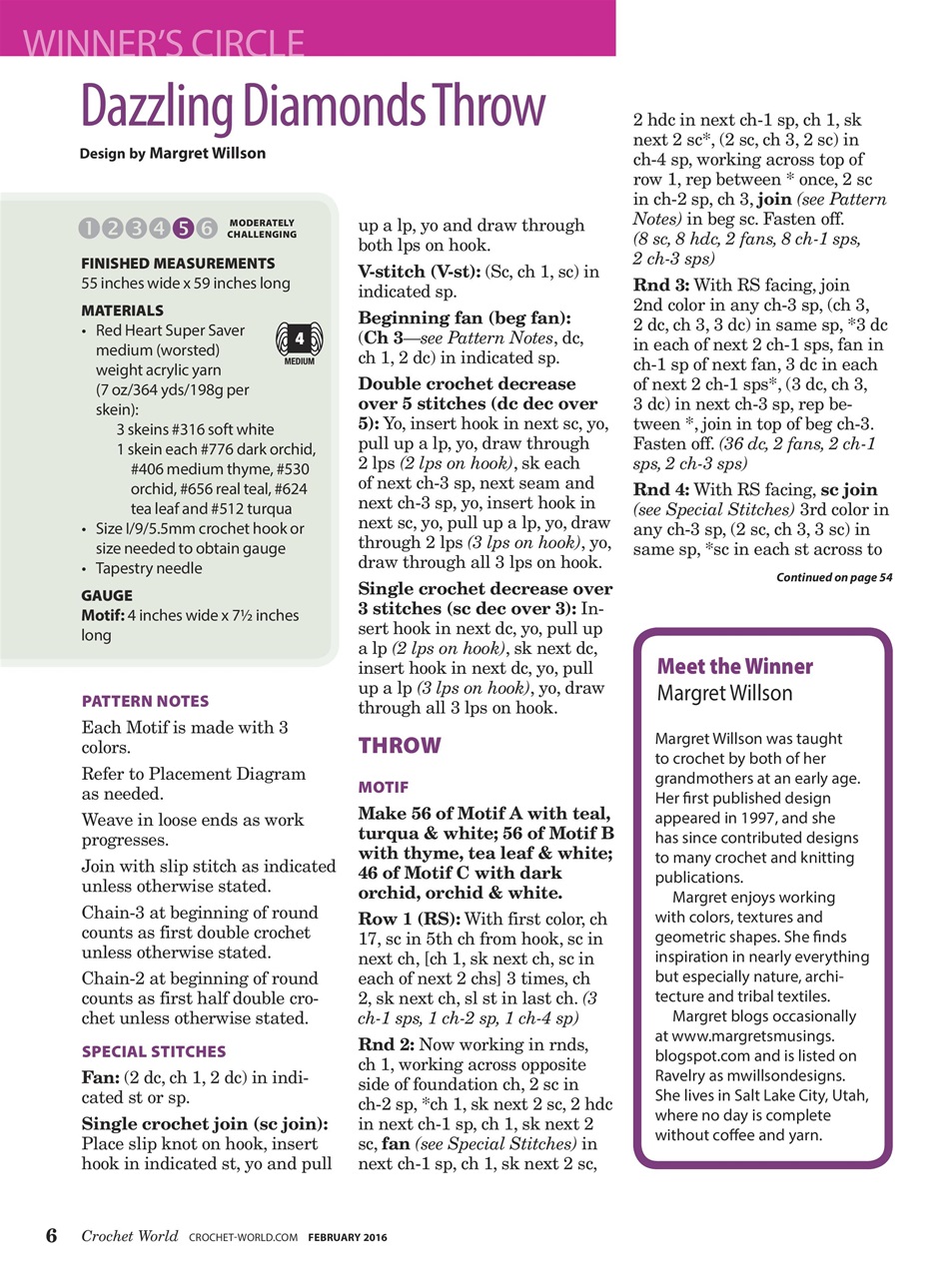 Crochet World Preview Pages