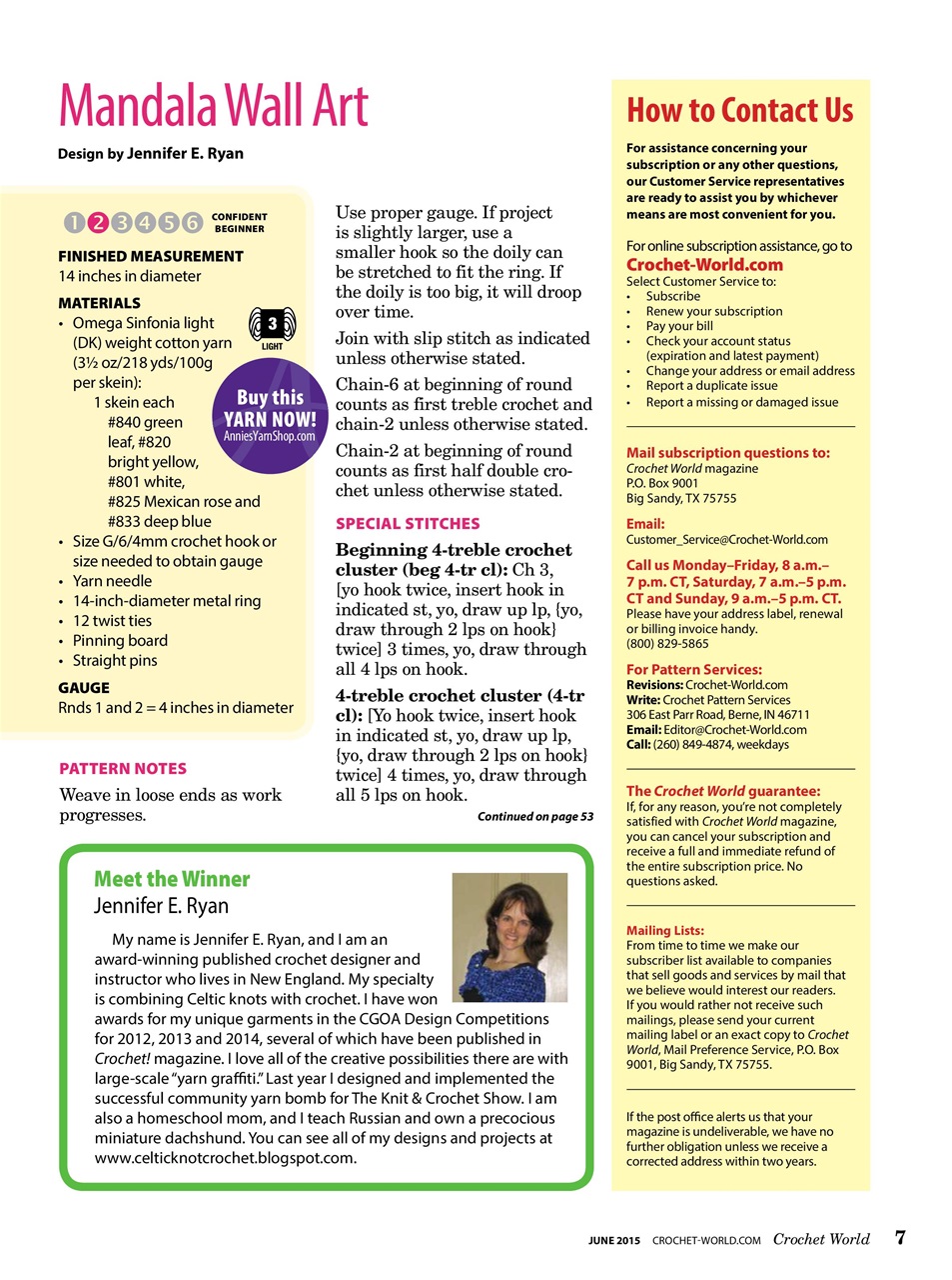 Crochet World Preview Pages