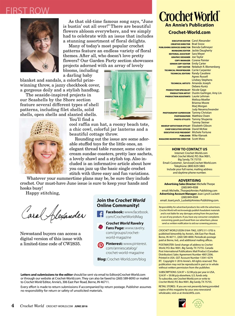 Crochet World Preview Pages