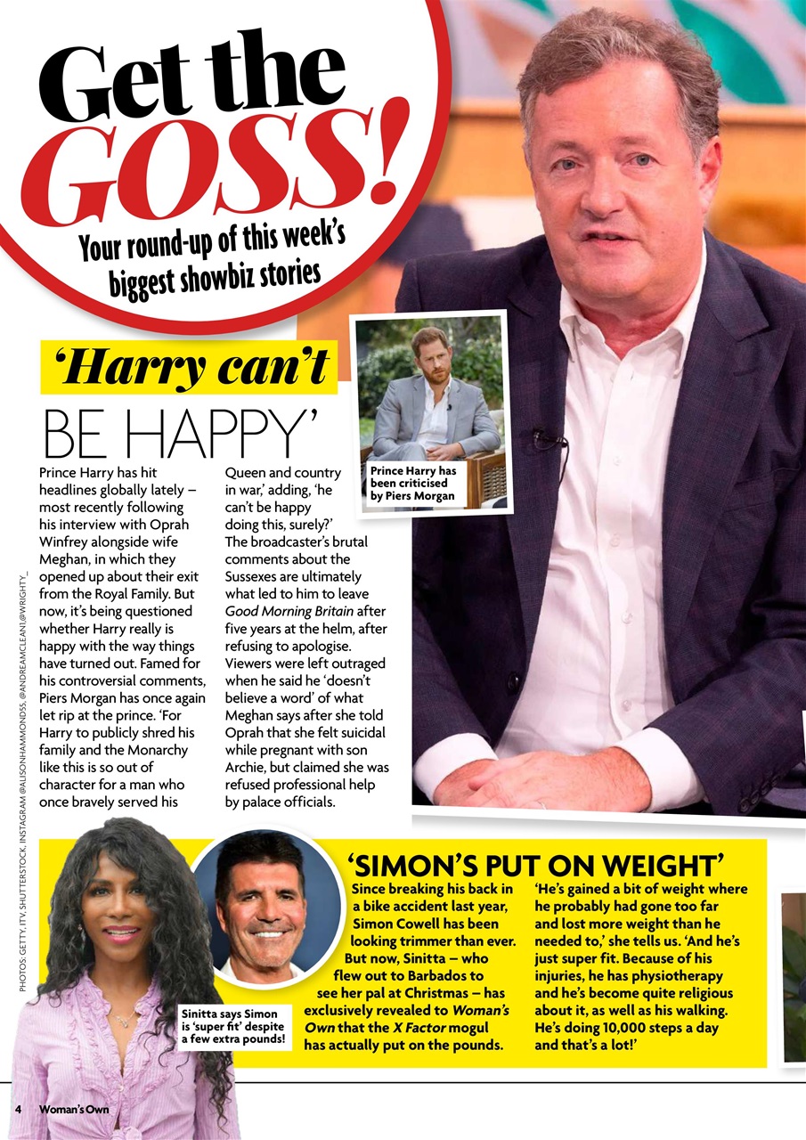 Woman's Own Preview Pages