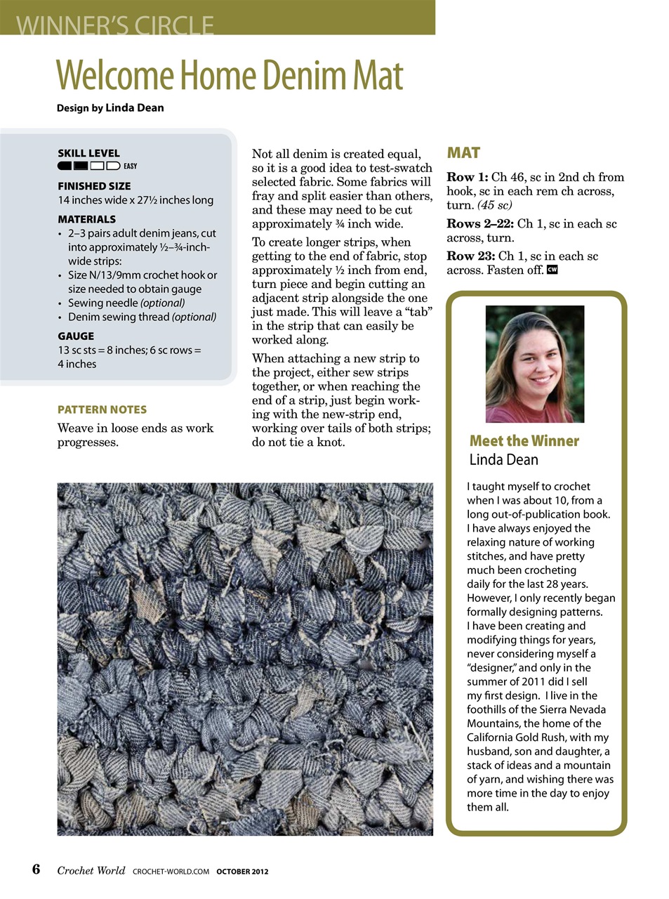 Crochet World Preview Pages