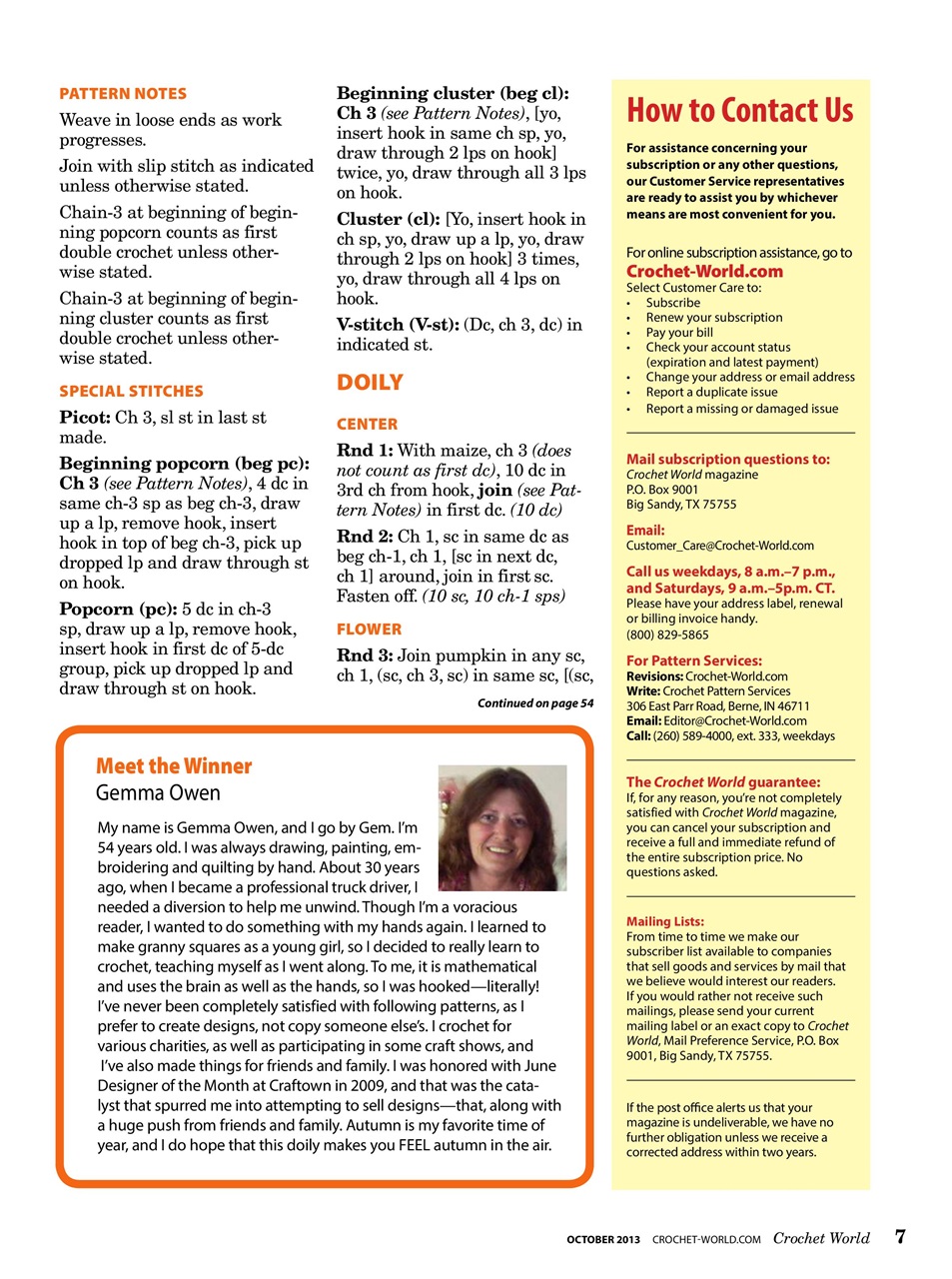 Crochet World Preview Pages