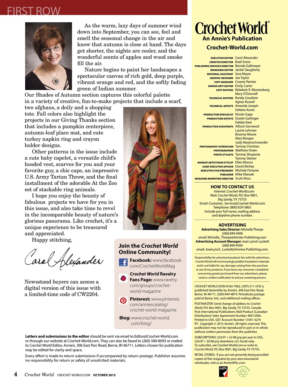 Crochet World Preview Pages