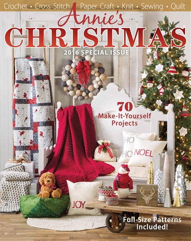Crochet World issue Annie's Christmas 2016