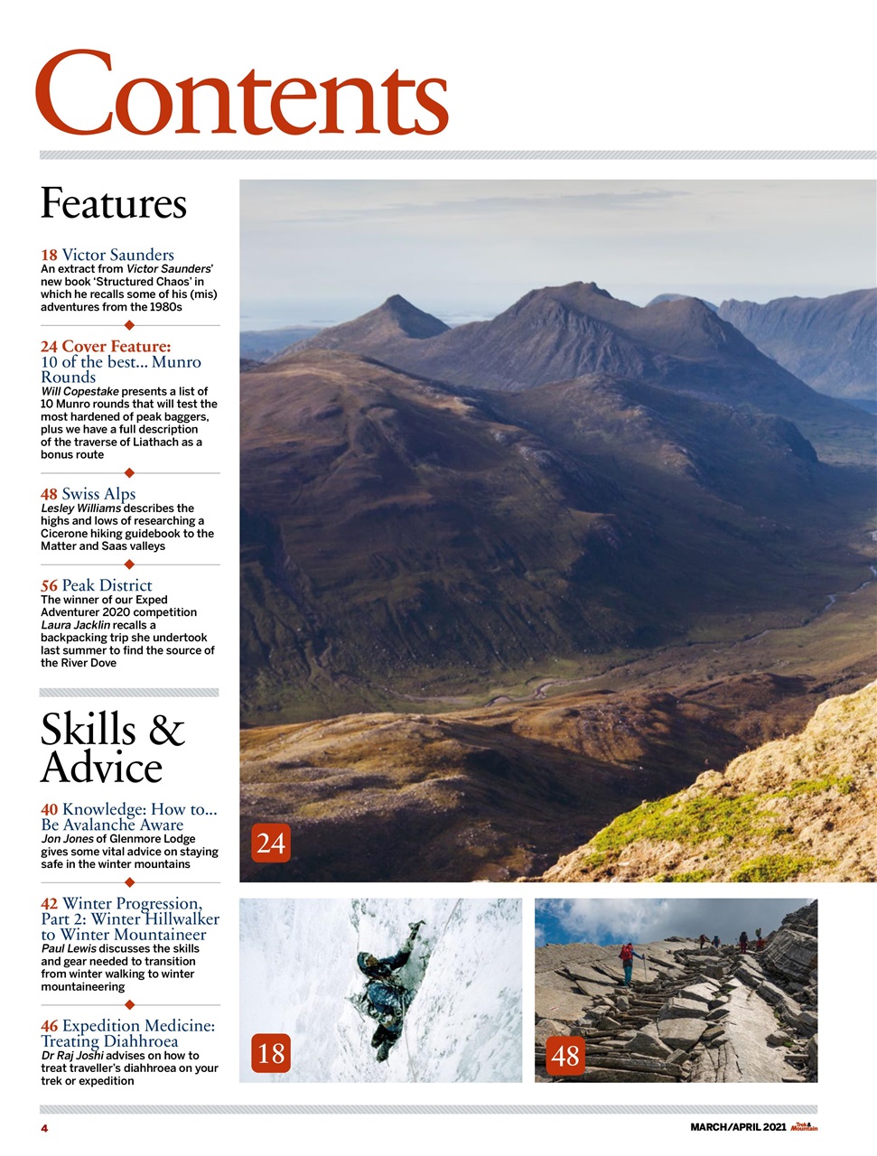 Trek & Mountain Magazine Preview Pages