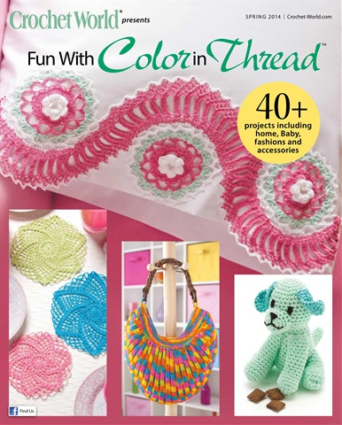 Crochet World issue Fun With Color in Thread