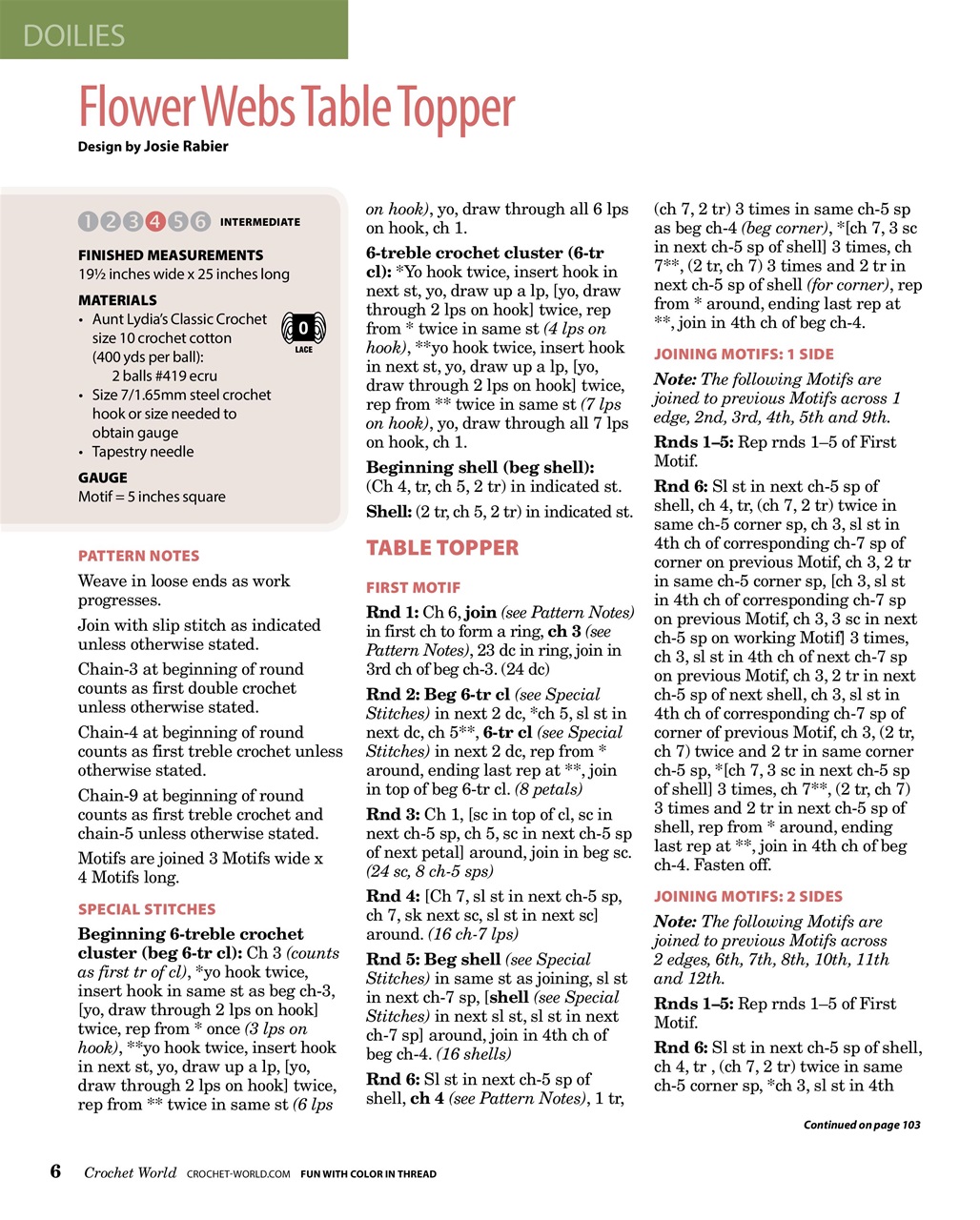 Crochet World Preview Pages