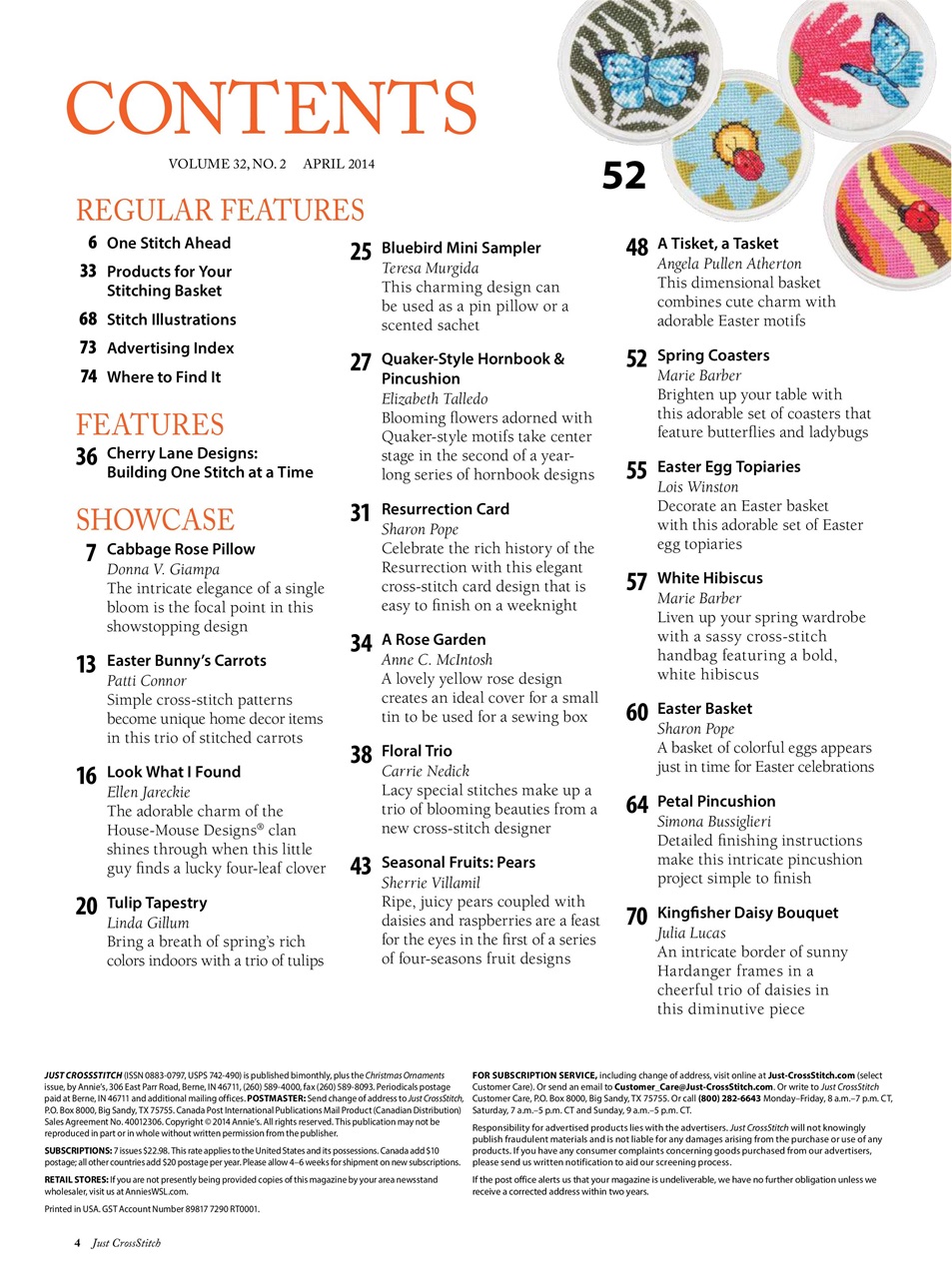 Just CrossStitch Preview Pages