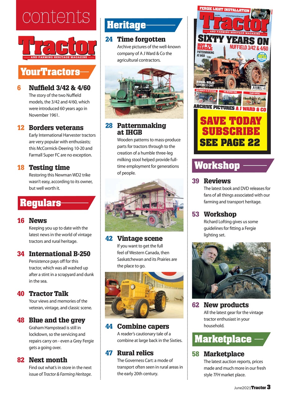 Tractor & Farming Heritage Magazine Preview Pages