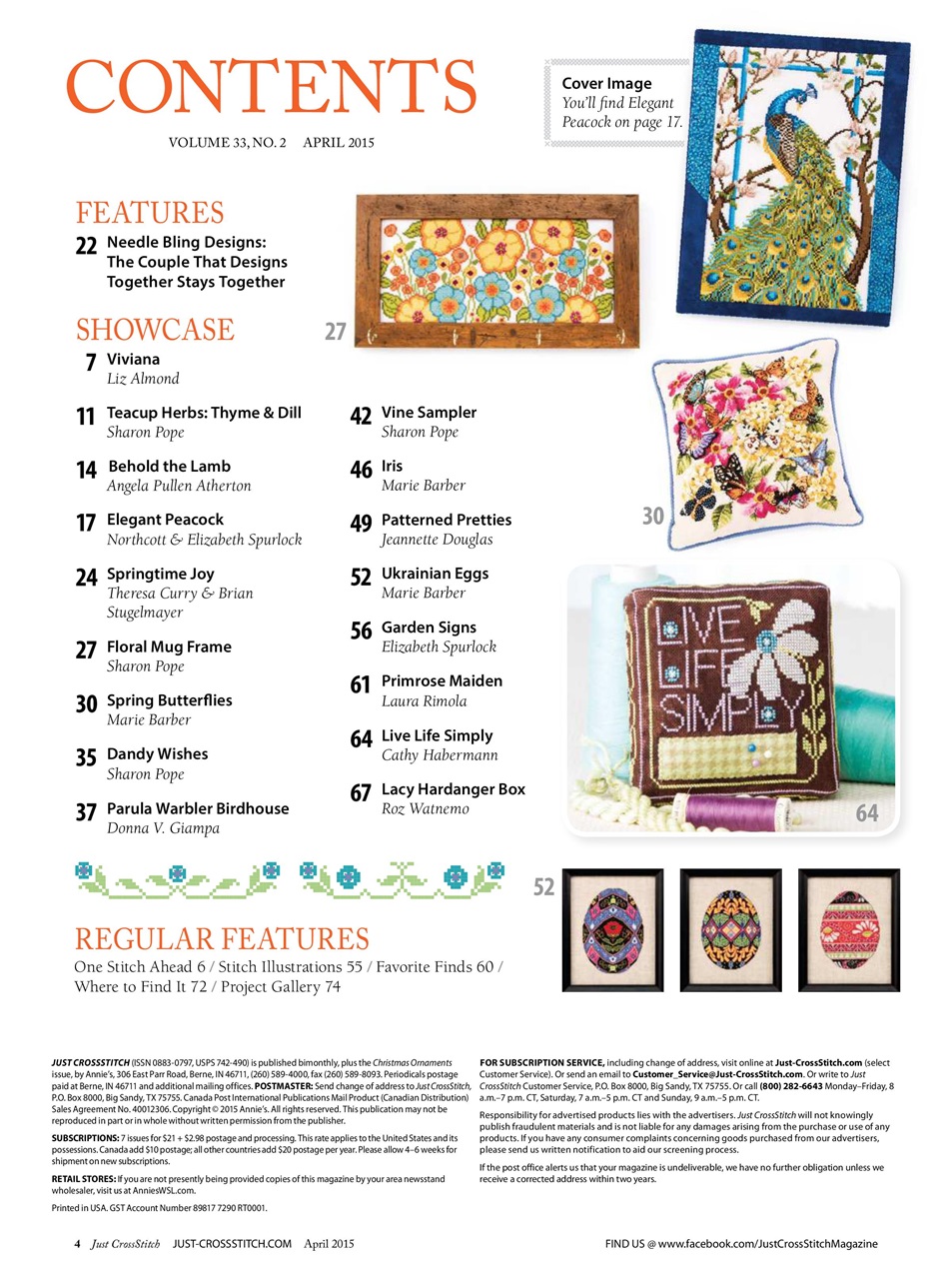 Just CrossStitch Preview Pages