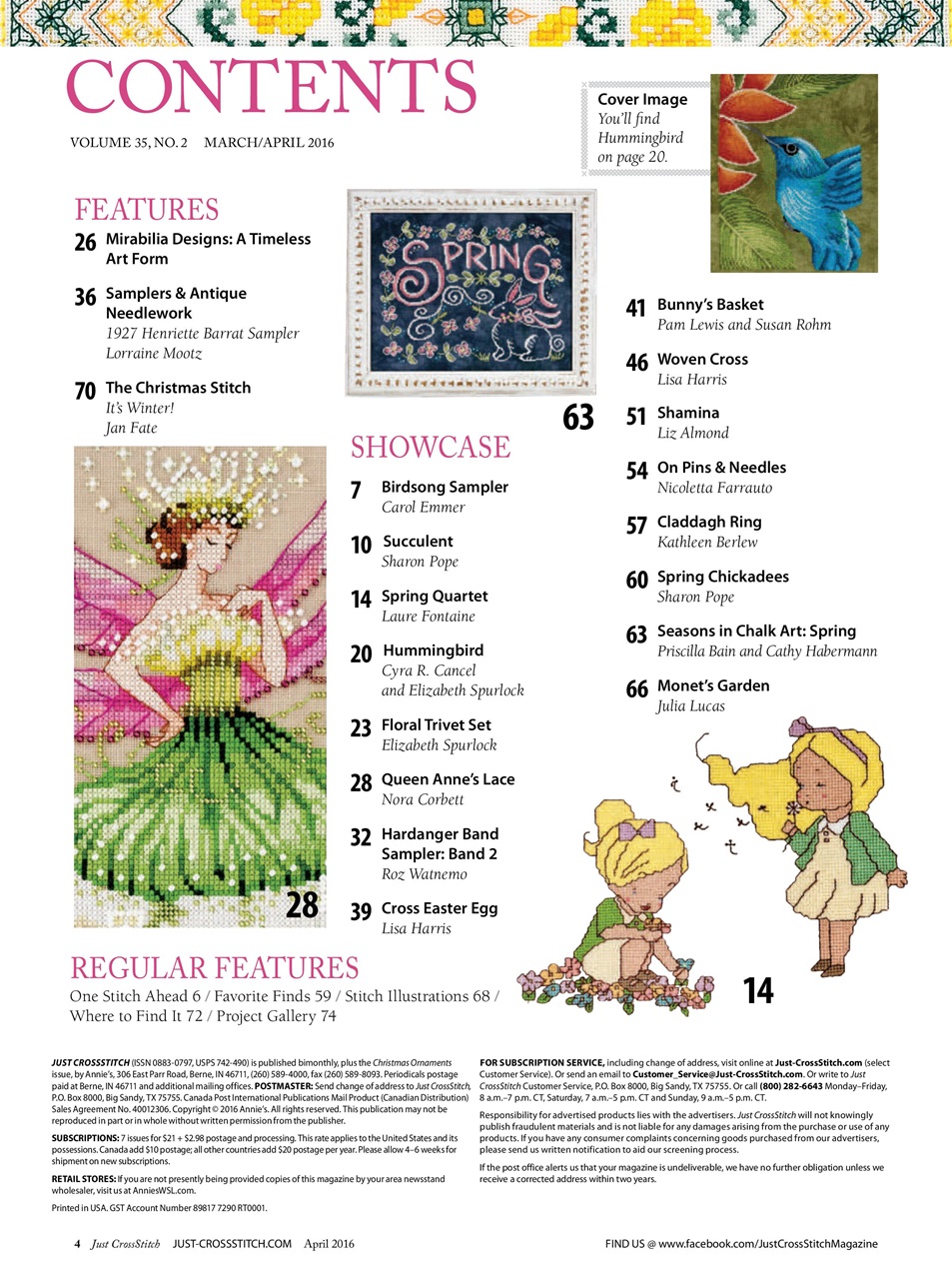 Just CrossStitch Preview Pages