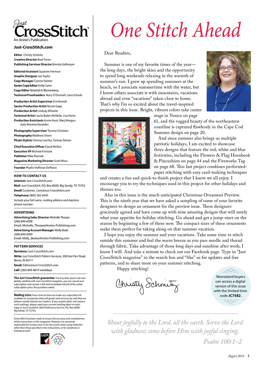 Just CrossStitch Preview Pages