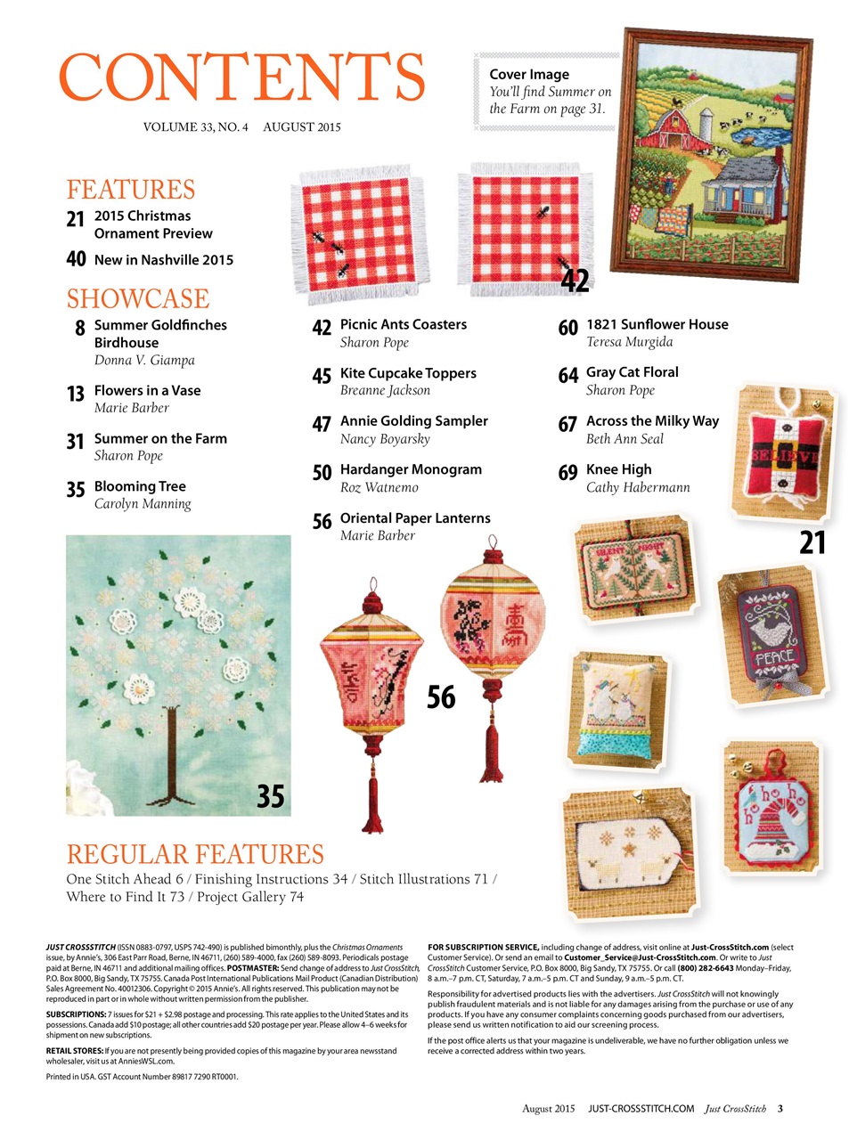 Just CrossStitch Preview Pages