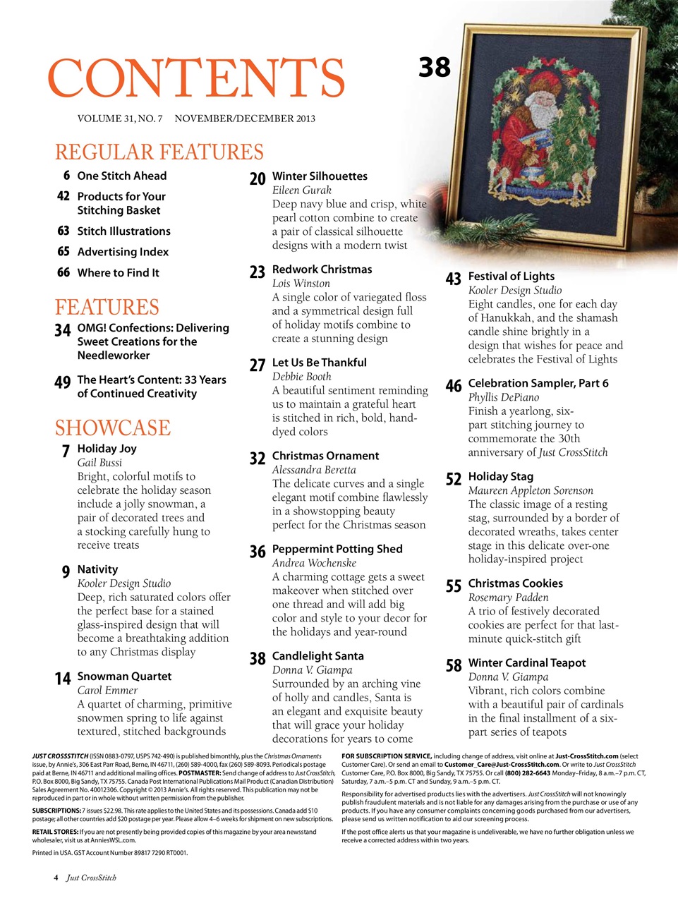 Just CrossStitch Preview Pages