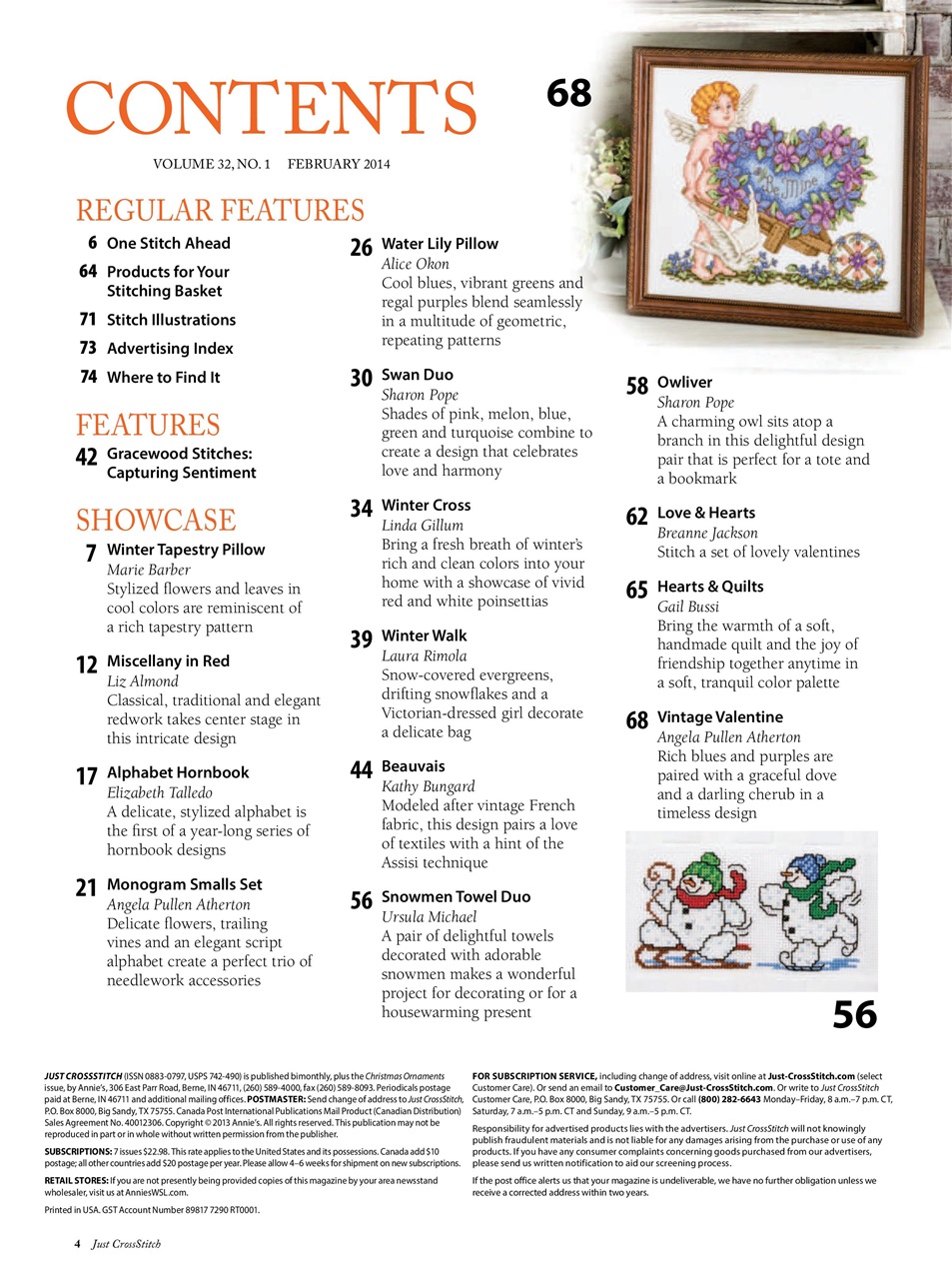 Just CrossStitch Preview Pages