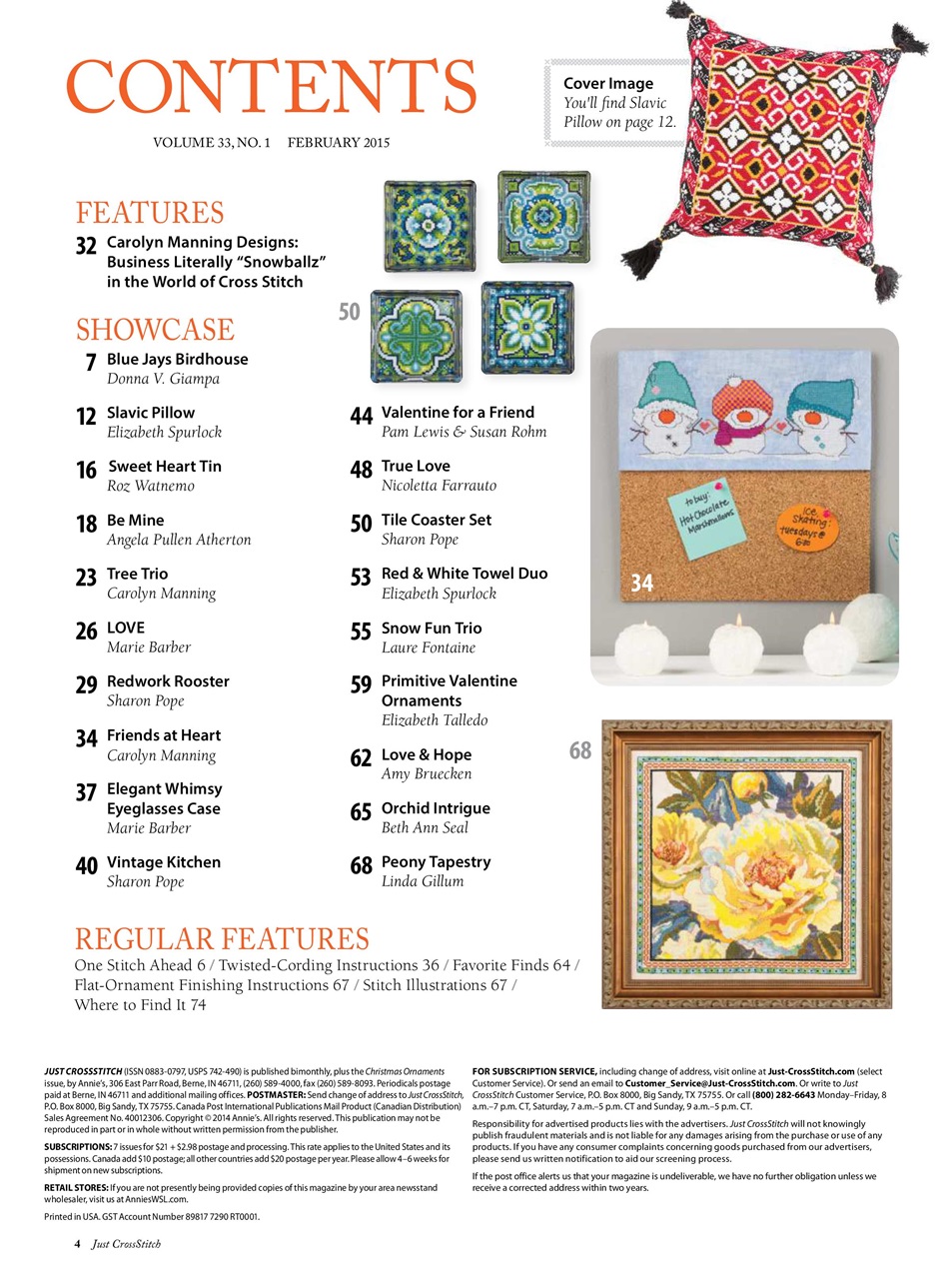 Just CrossStitch Preview Pages
