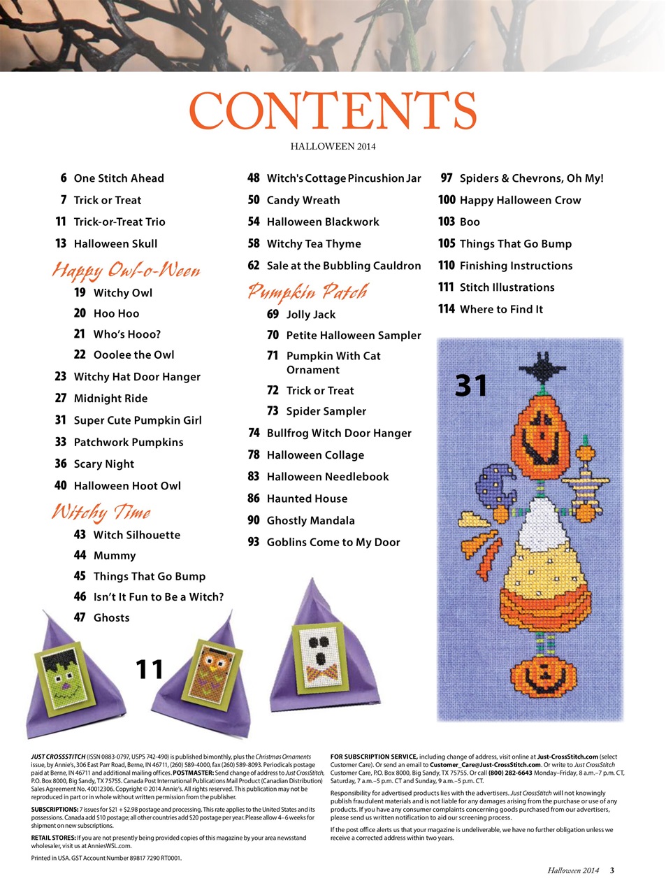 Just CrossStitch Preview Pages