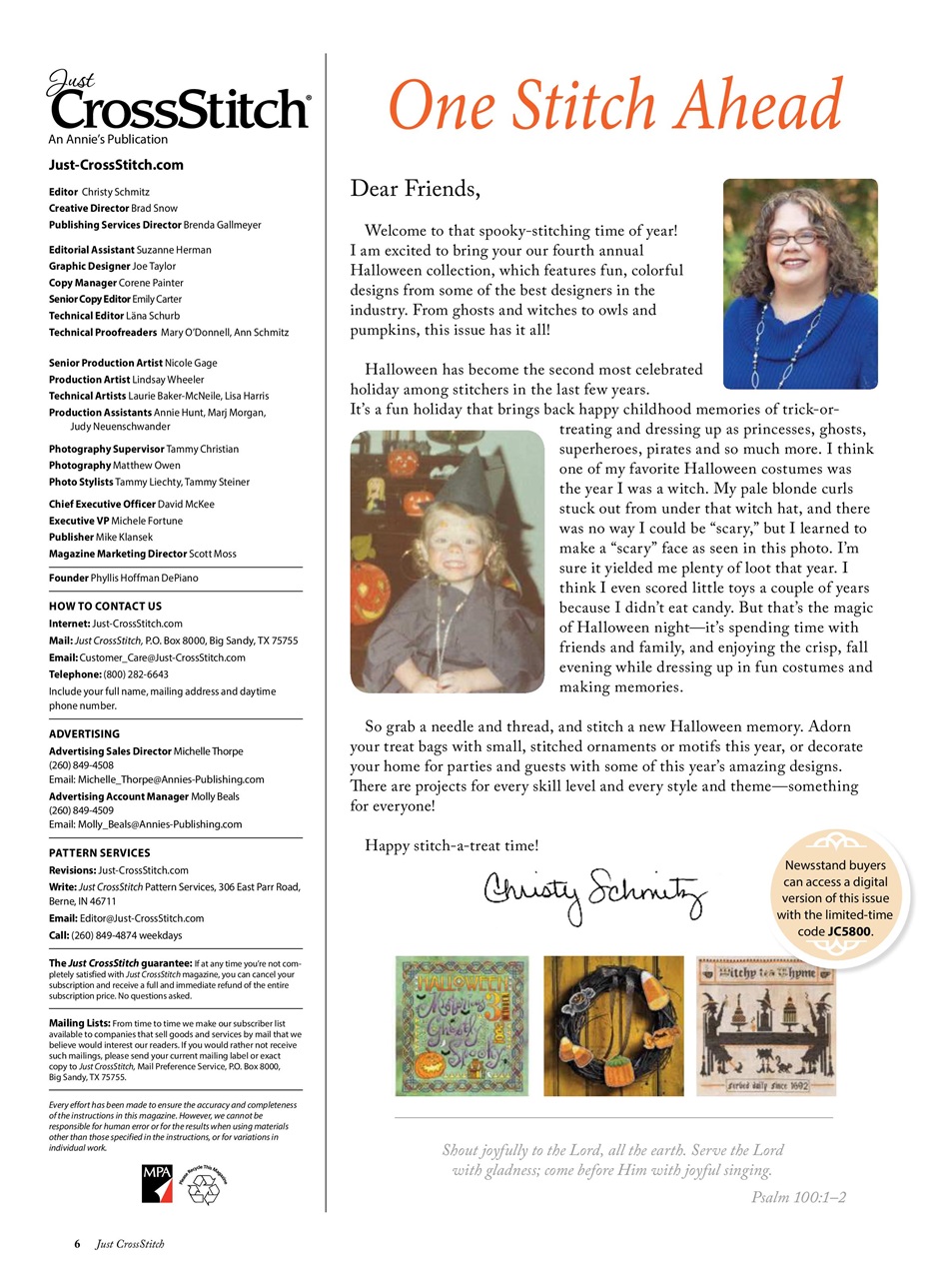 Just CrossStitch Preview Pages