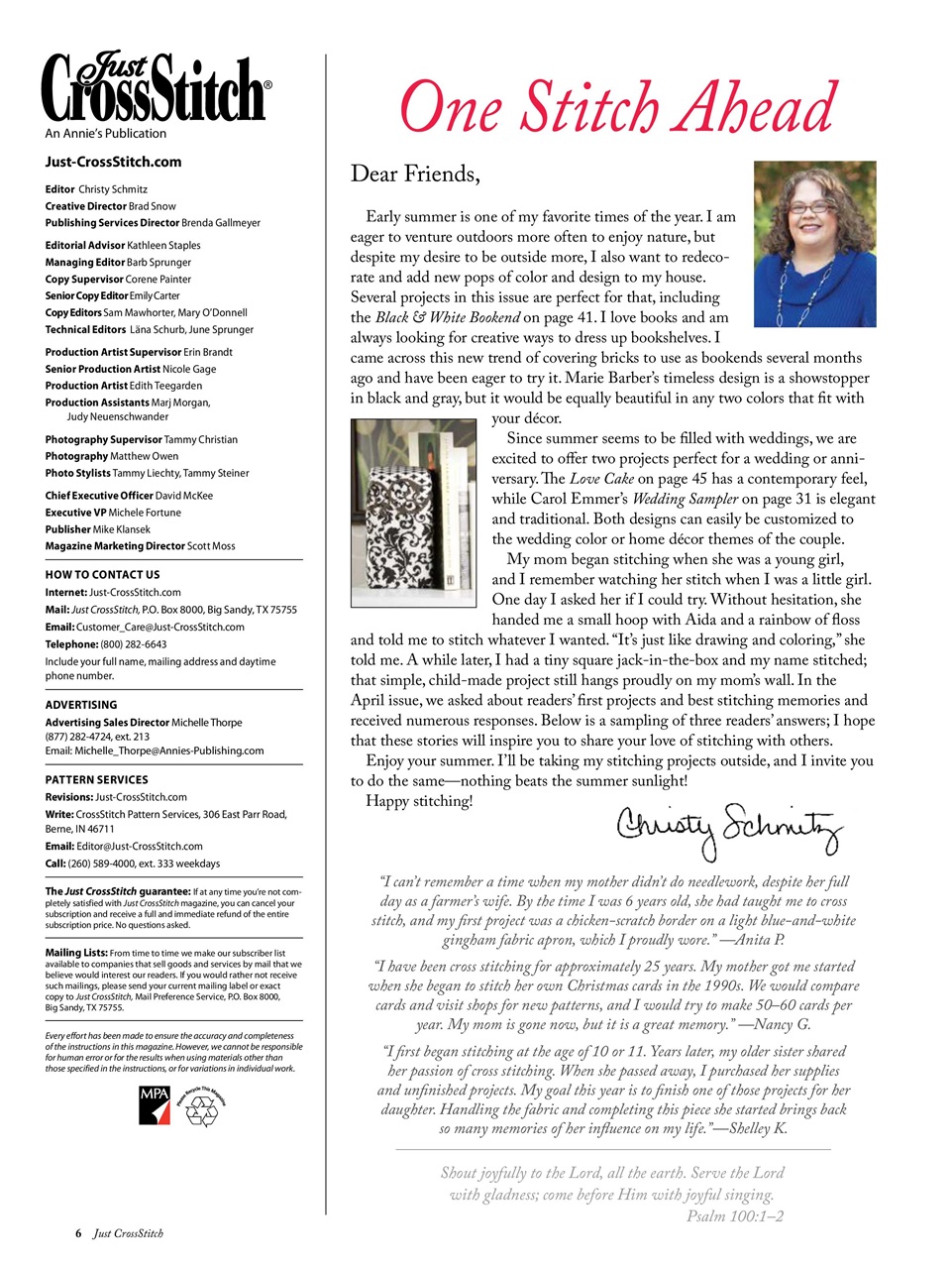 Just CrossStitch Preview Pages