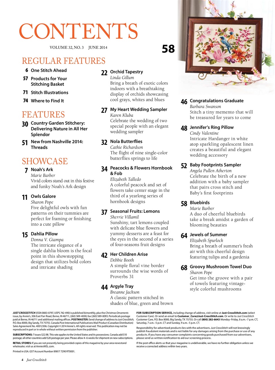 Just CrossStitch Preview Pages