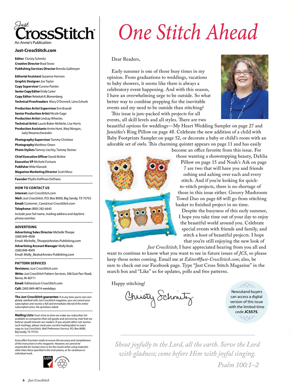 Just CrossStitch Preview Pages