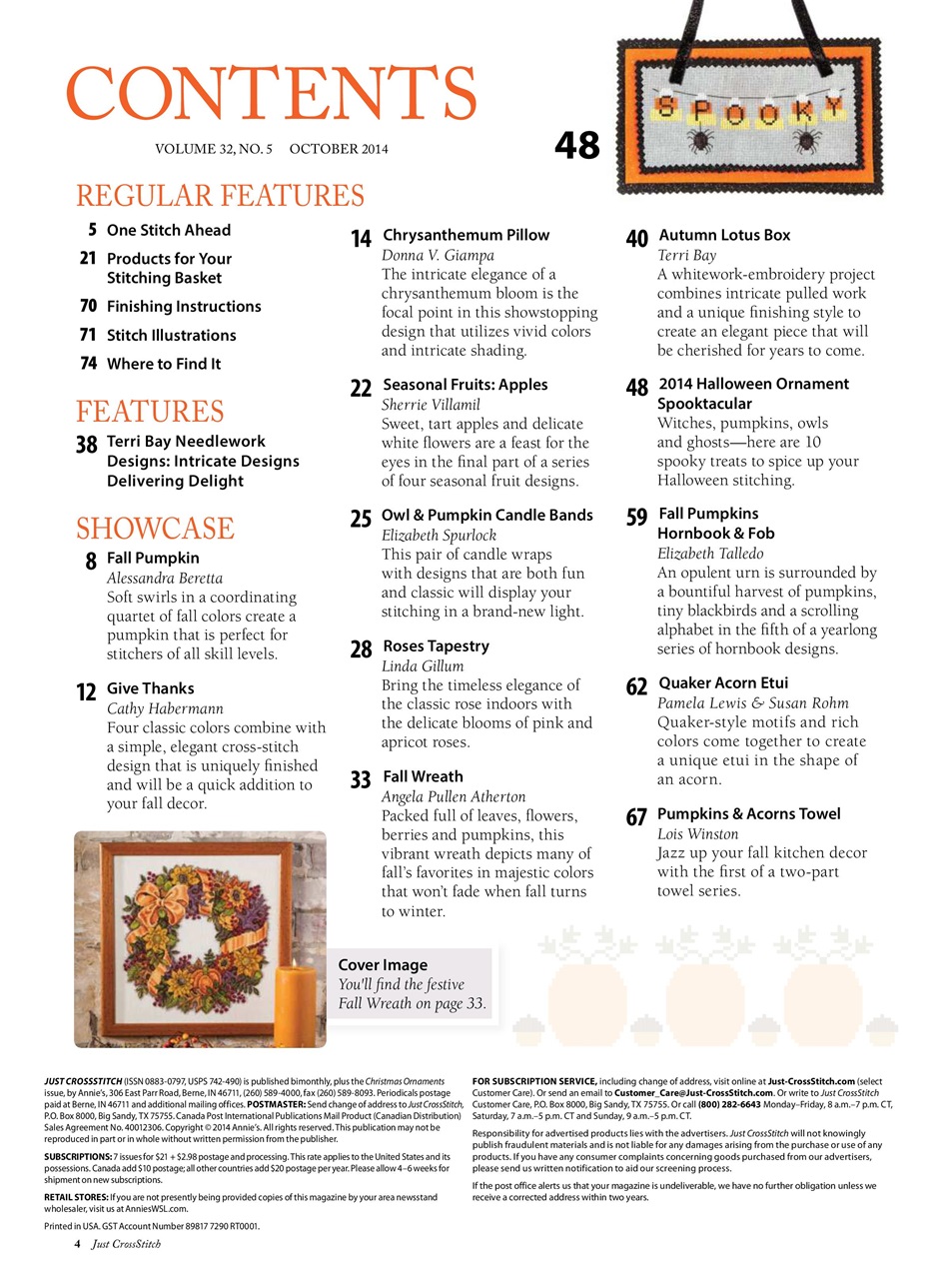 Just CrossStitch Preview Pages