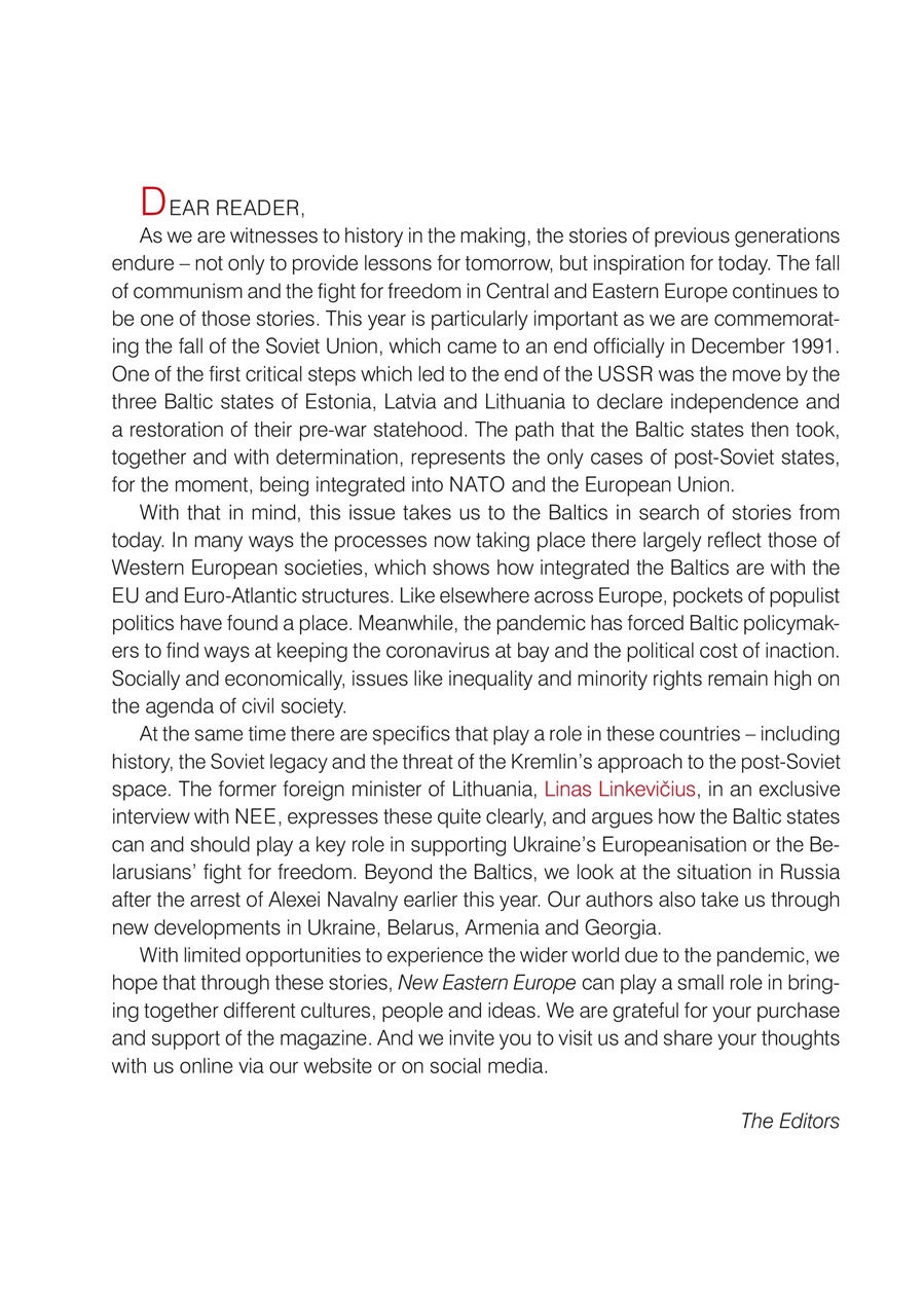 New Eastern Europe Preview Pages