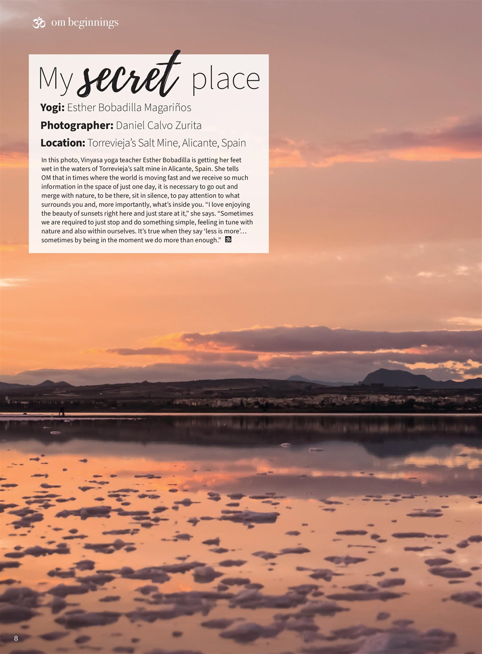 OM Yoga Magazine Preview Pages