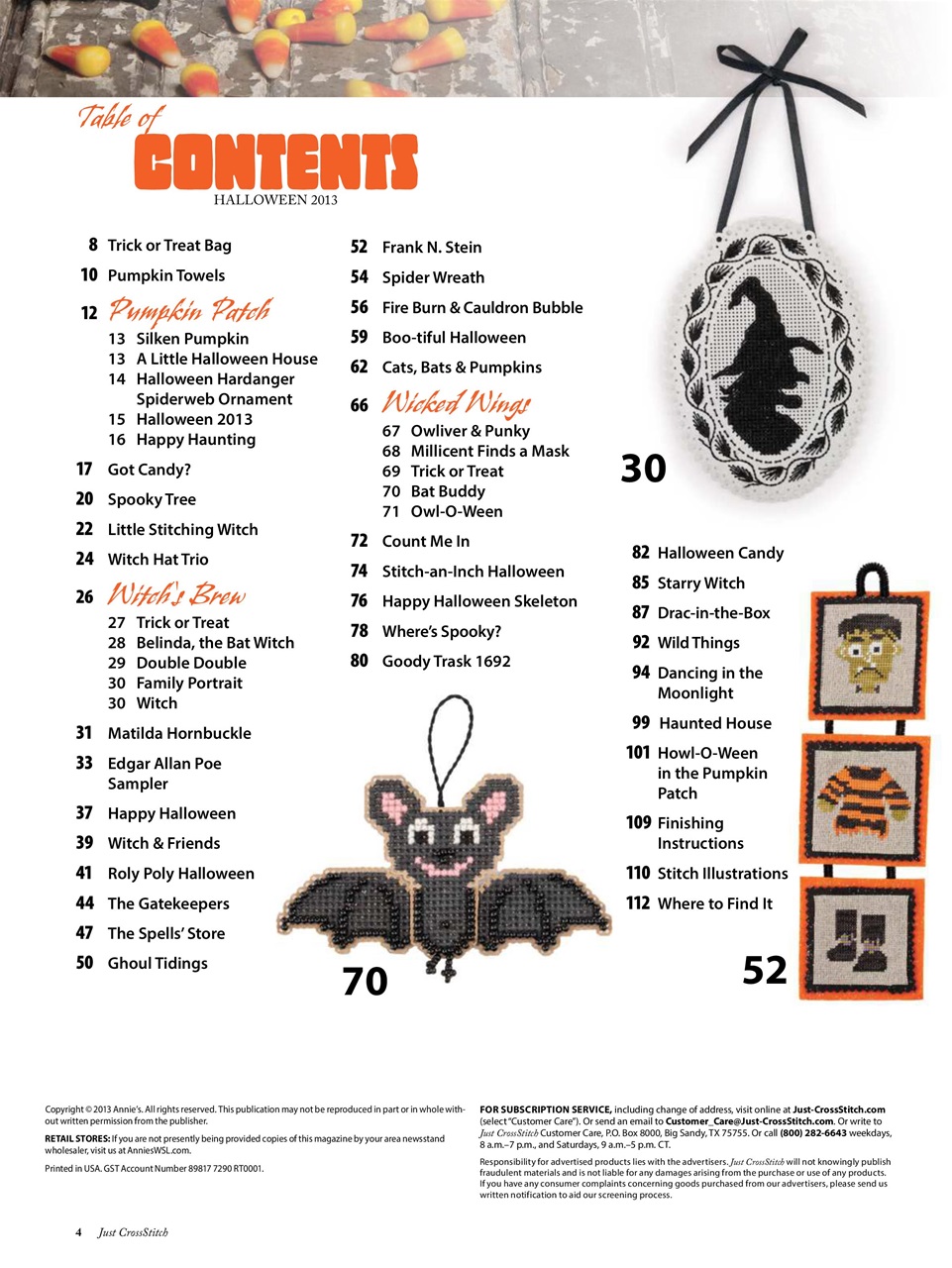 Just CrossStitch Preview Pages