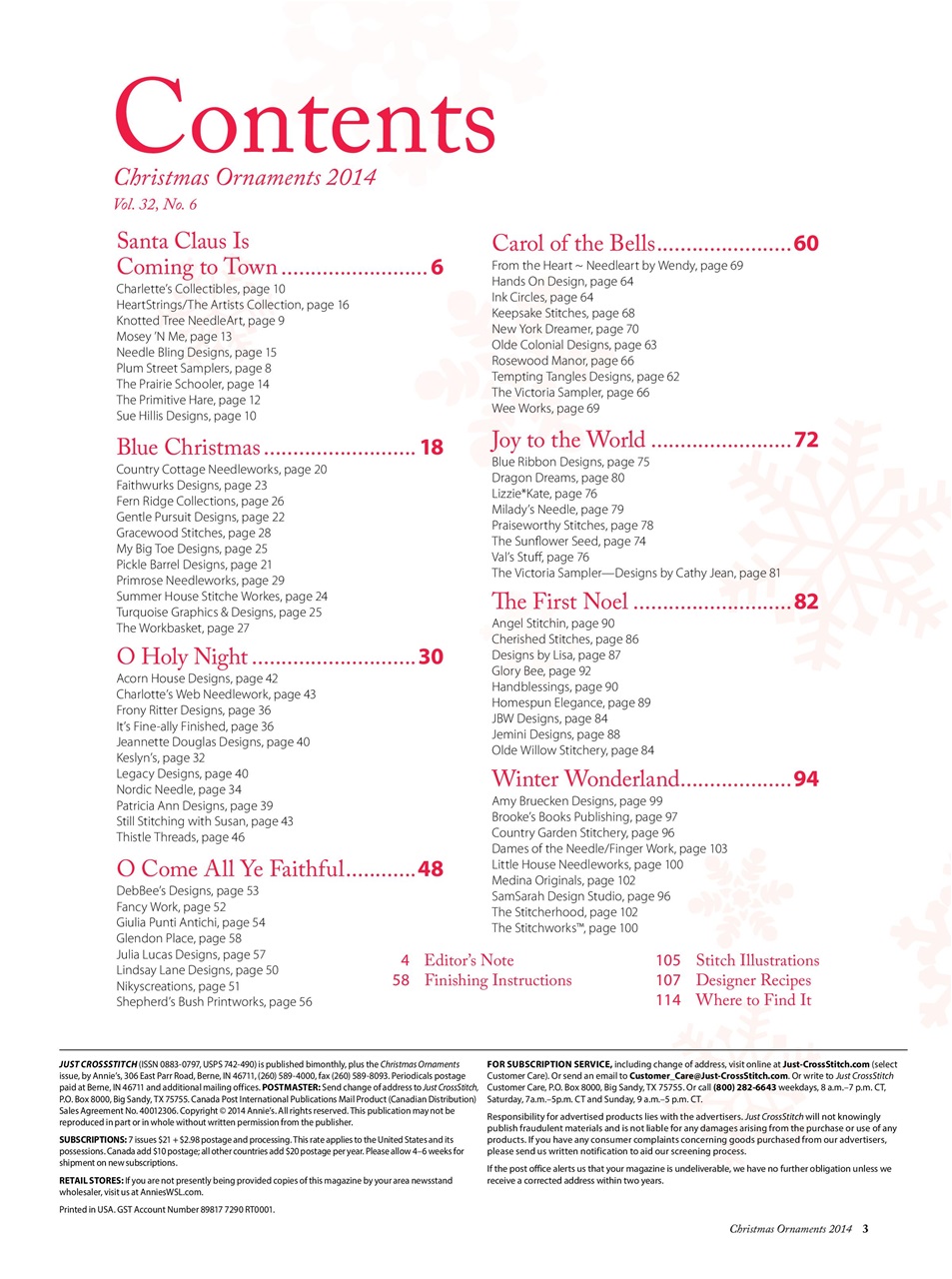 Just CrossStitch Preview Pages