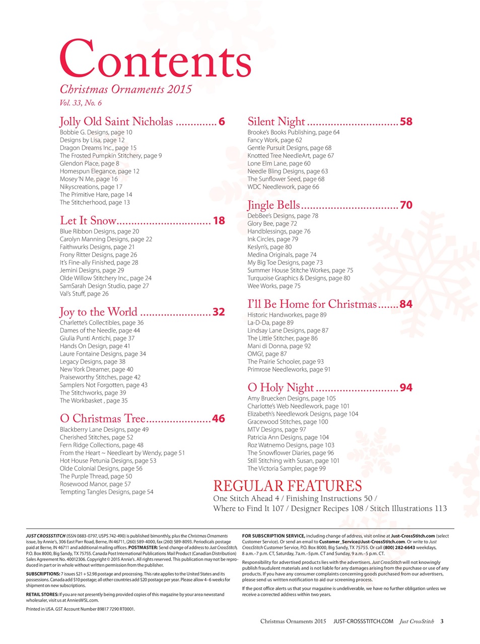 Just CrossStitch Preview Pages