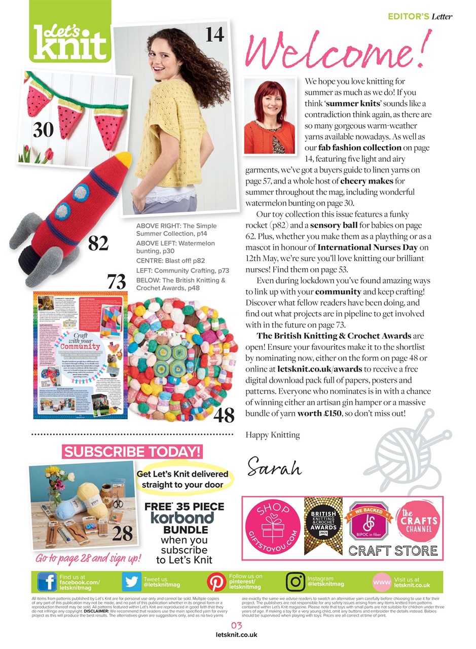 Let's Knit Preview Pages