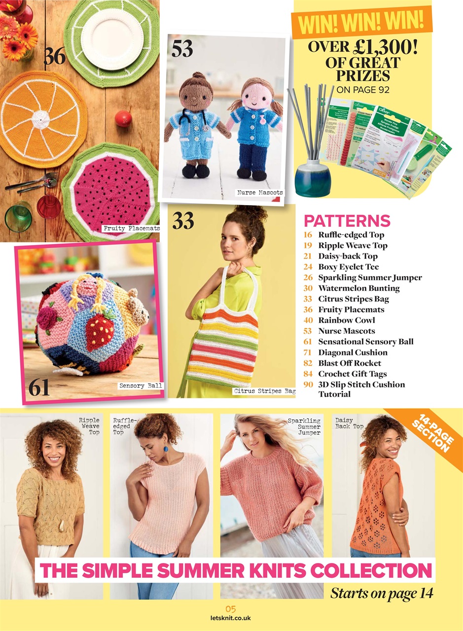 Let's Knit Preview Pages