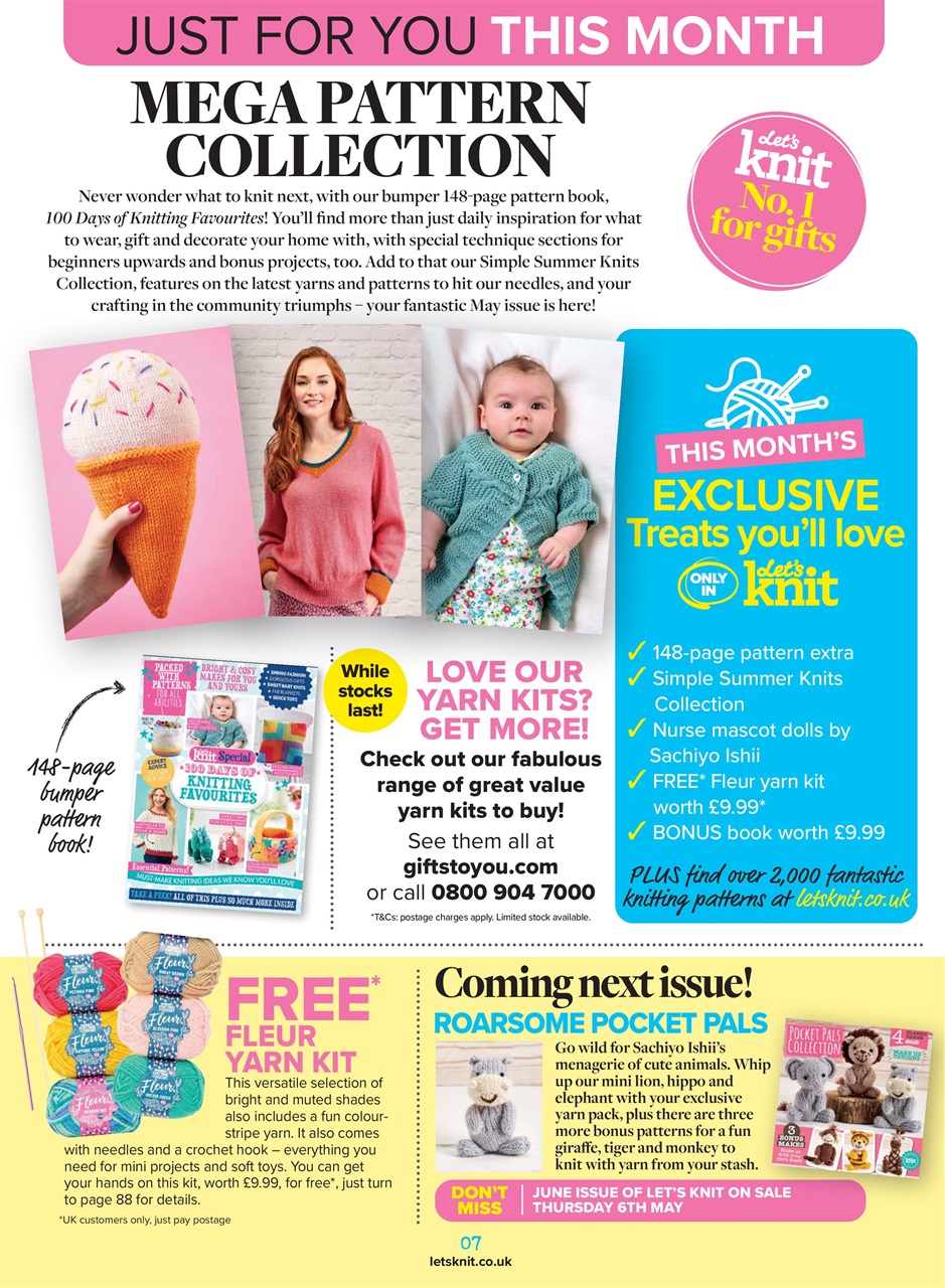 Let's Knit Preview Pages