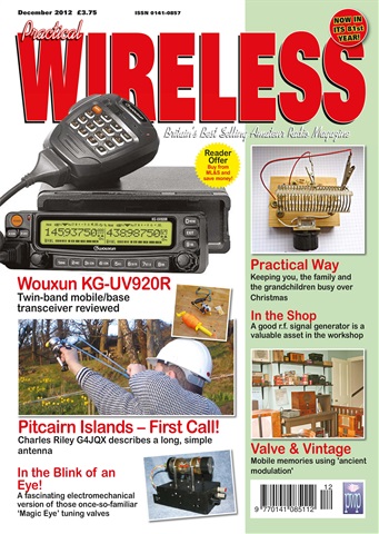 Practical Wireless issue December 2012