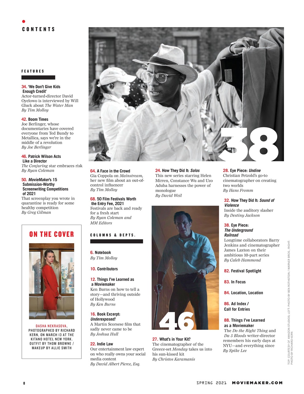 MovieMaker Magazine Preview Pages