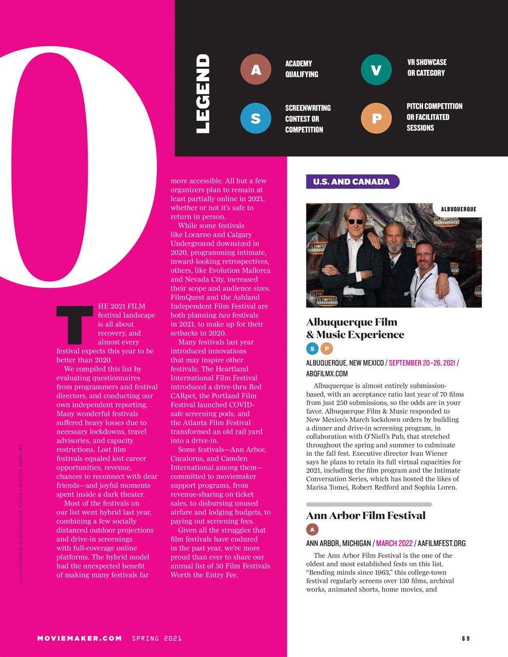 MovieMaker Magazine Preview Pages