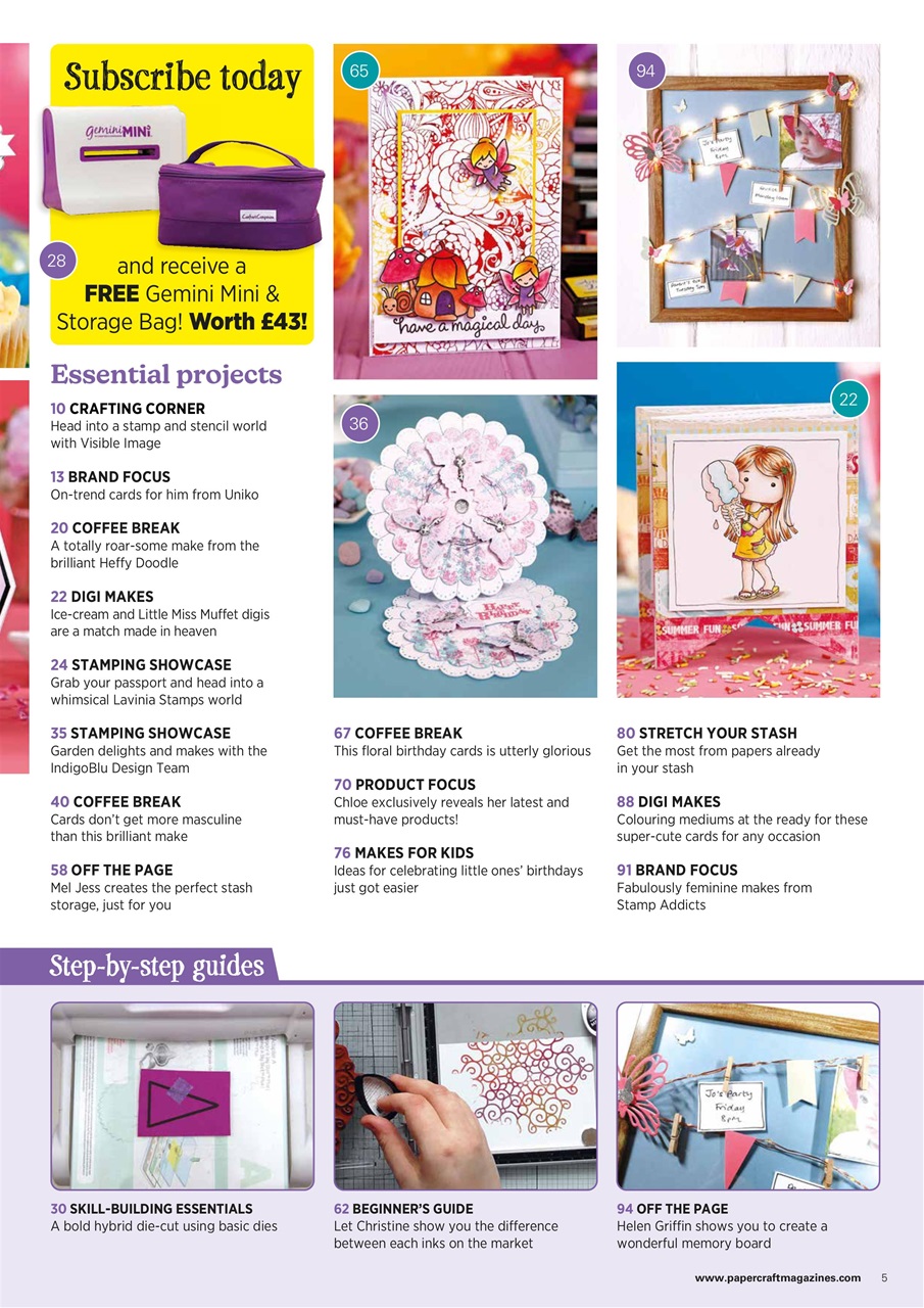 Papercraft Essentials Preview Pages