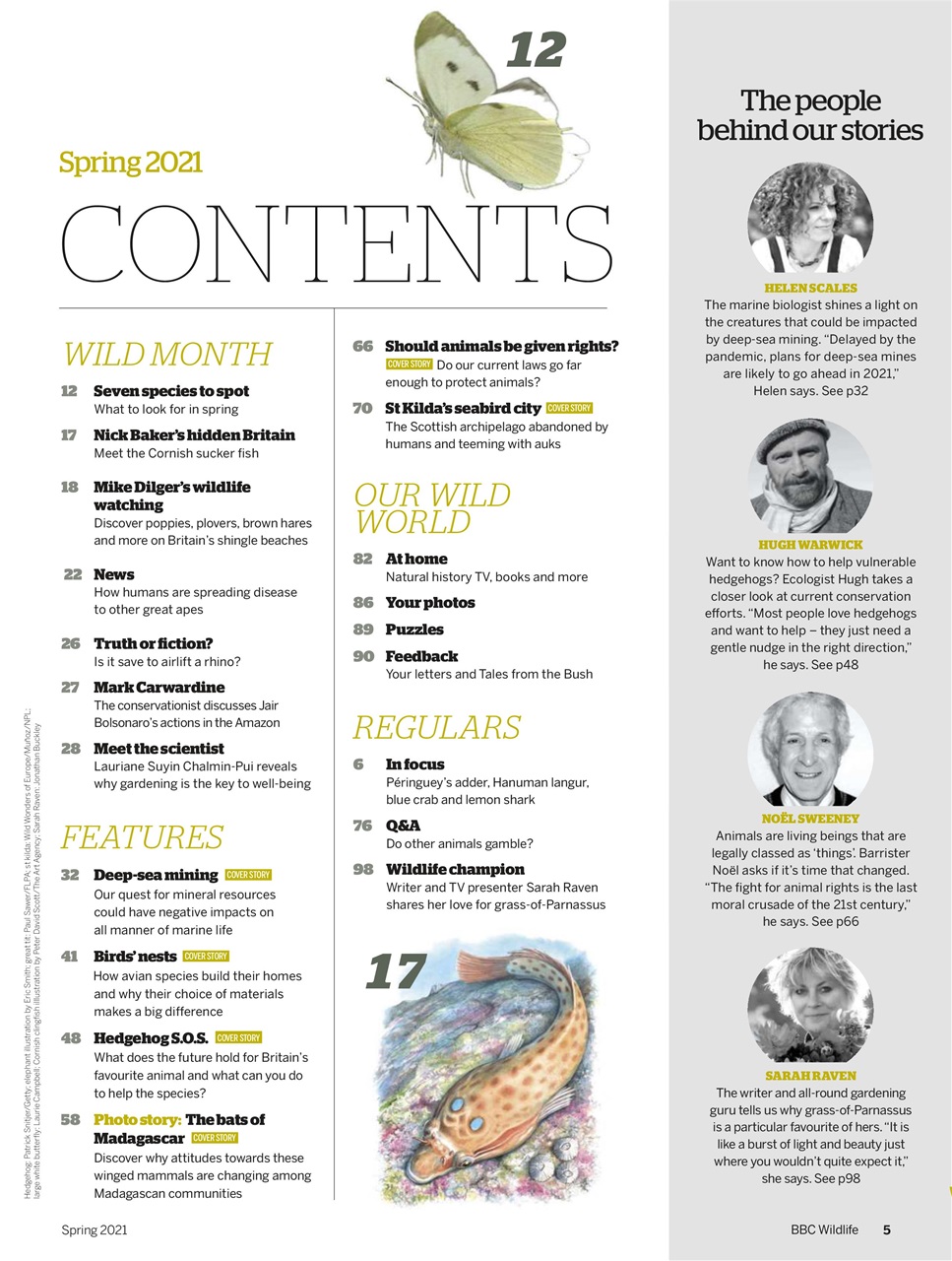 BBC Wildlife Magazine Preview Pages