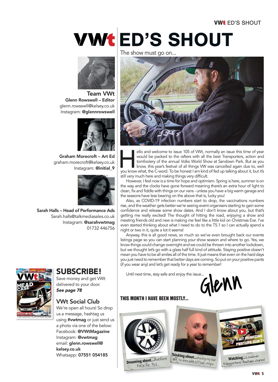 VWt Magazine Preview Pages