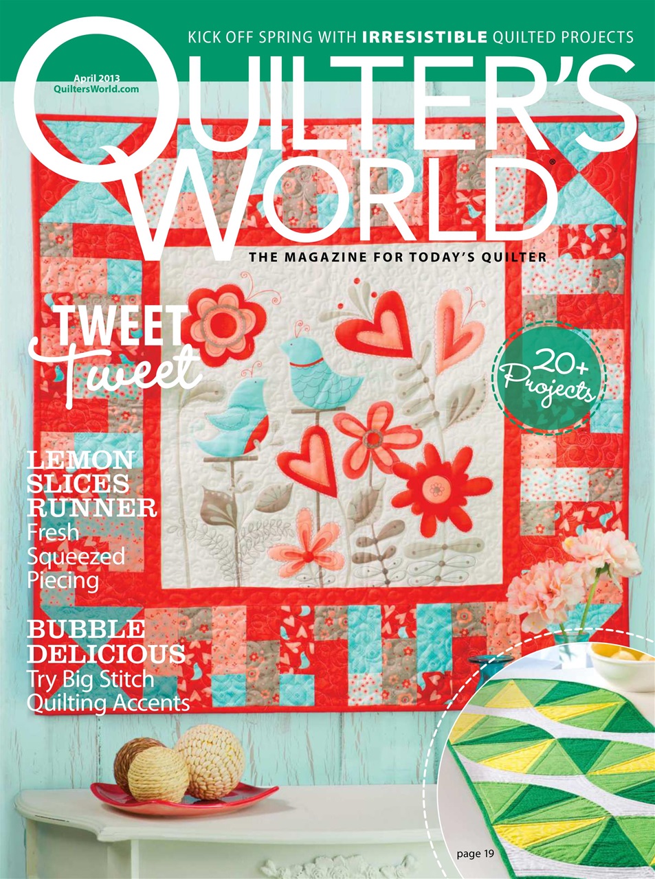 Quilter's World Preview Pages