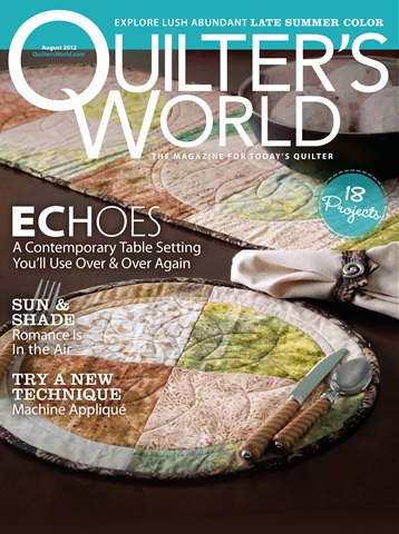 Quilter's World issue August 2012