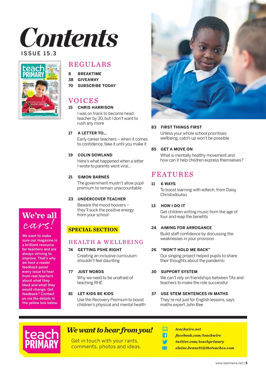 Teach Primary Preview Pages